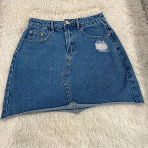 Missguided Denim mini Skirt. Size 2.
